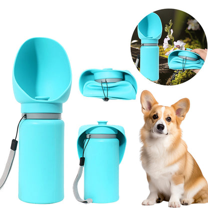 Folding Pet Outdoor Walking Mug Portable Travel Water Bottle Puppy Cats Dogs Drinking Water Dispenser Cup Supplies